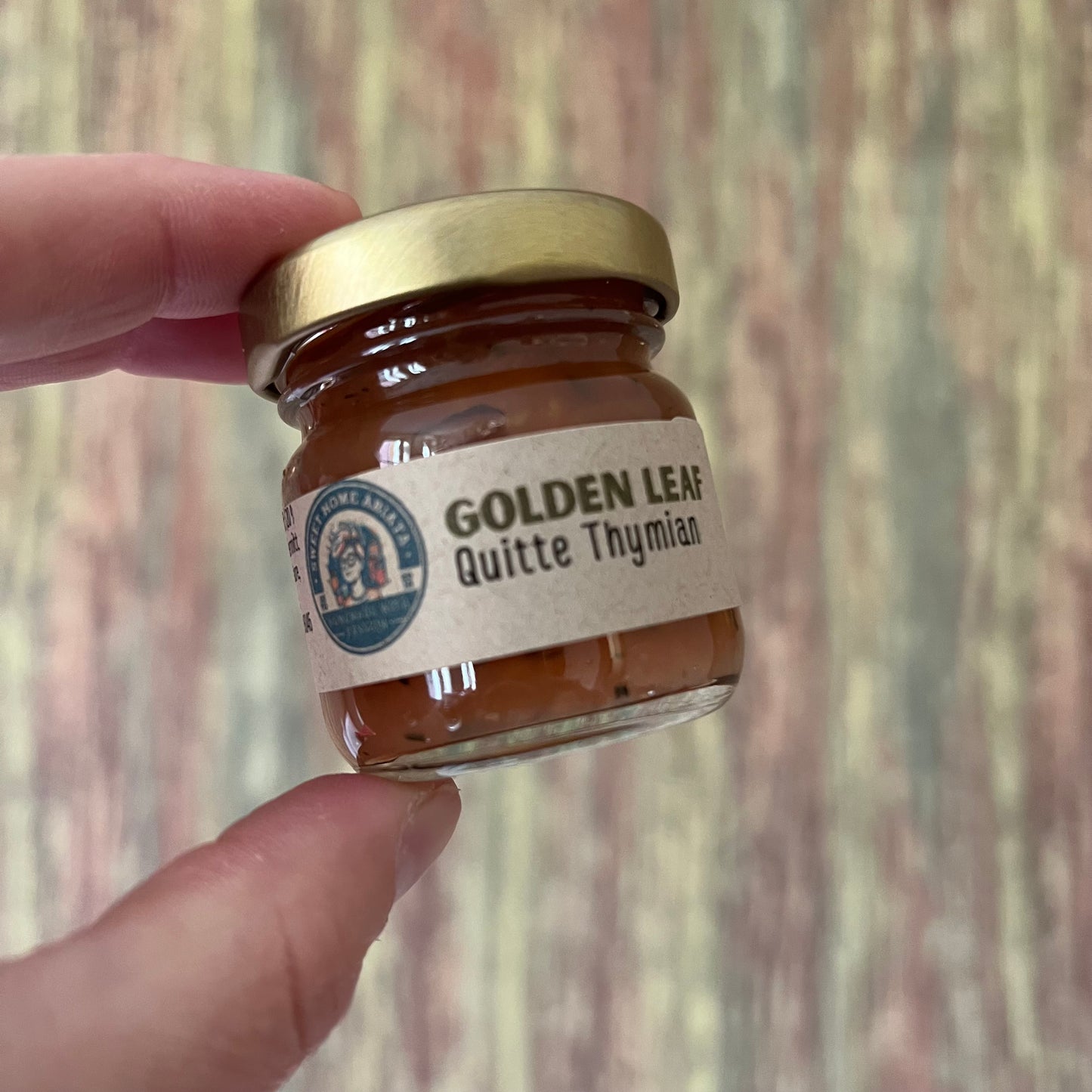 Golden Leaf – Quitte & Thymian-Fruchtaufstrich - 40 Gramm