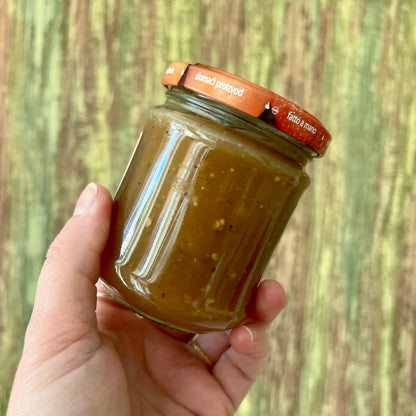 Apfel mit gerösteter Walnuss - Fruchtaufstrich 200 Gramm