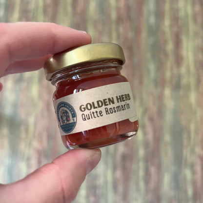 Golden Herb – Quitte & Rosmarin-Fruchtaufstrich - 40 Gramm