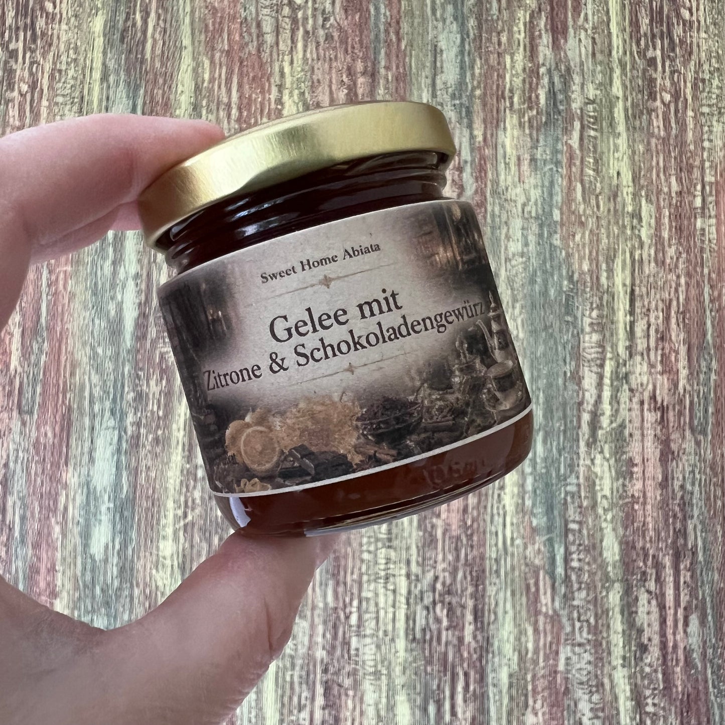 Gelee mit Zitronenlimonade und Schokoladengewürz 100 Gramm