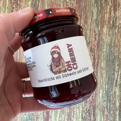 Oh Cherry - Sauerkirsche mit Glühwein - Fruchtaufstrich - 200 Gramm
