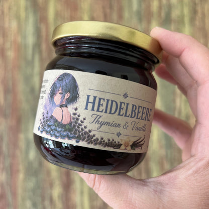 Heidelbeere mit Thymian - Fruchtaufstrich - 200 Gramm