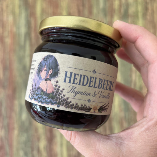 Heidelbeere mit Thymian - Fruchtaufstrich - 200 Gramm