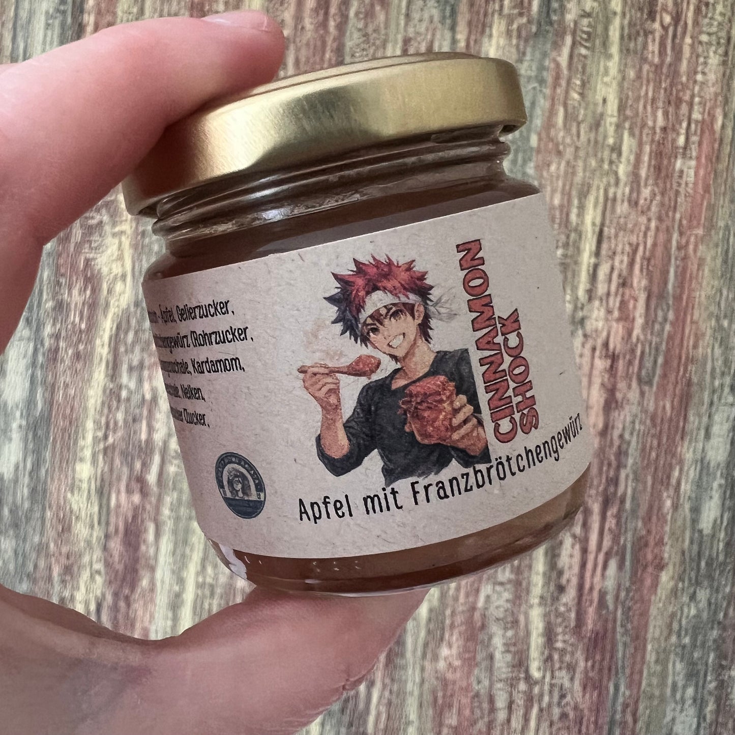 Cinnamon Shock – Apfel mit Franzbrötchengewürz - Fruchtaufstrich 100 Gramm
