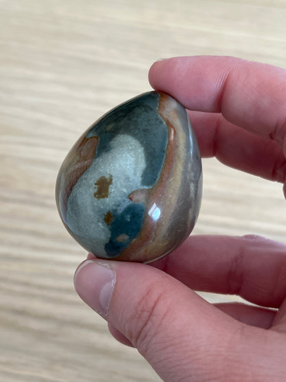Ei aus Ozeanjaspis - wählbare Größe