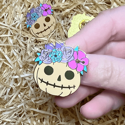 Pin - Blumen Kürbis - Sweet Home Abiata