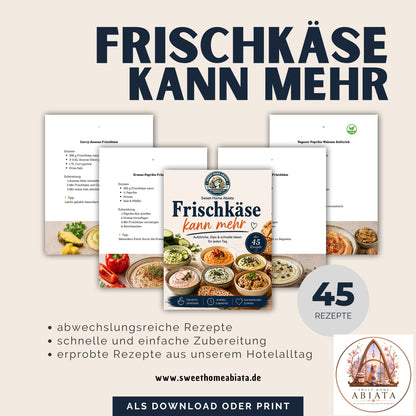 Frischkäse kann mehr – Über 45 Aufstriche & Dips (PDF Download)