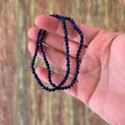Lapis-Lazuli-Armband 3 mm | Facettiert