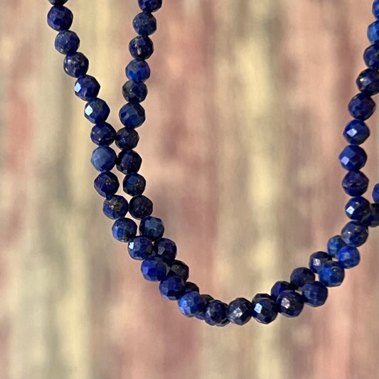 Lapis-Lazuli-Armband 3 mm | Facettiert