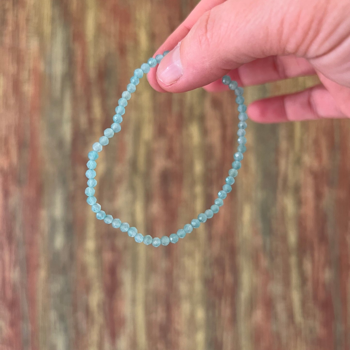 Amazonit 3mm - facettiertes Armband