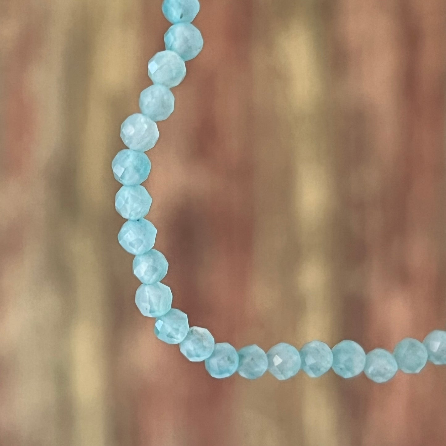 Amazonit 3mm - facettiertes Armband