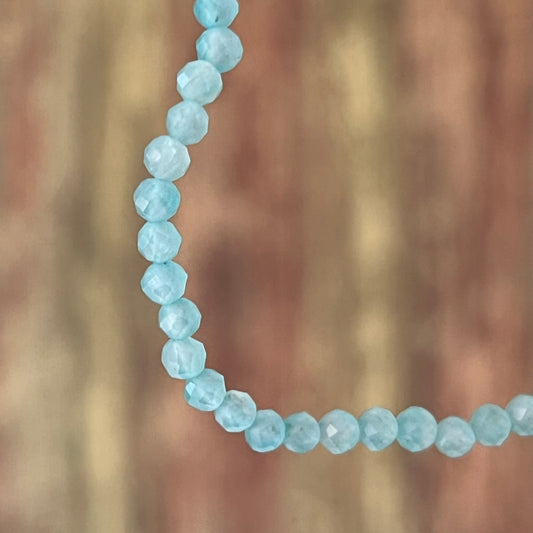 Amazonit 3mm - facettiertes Armband