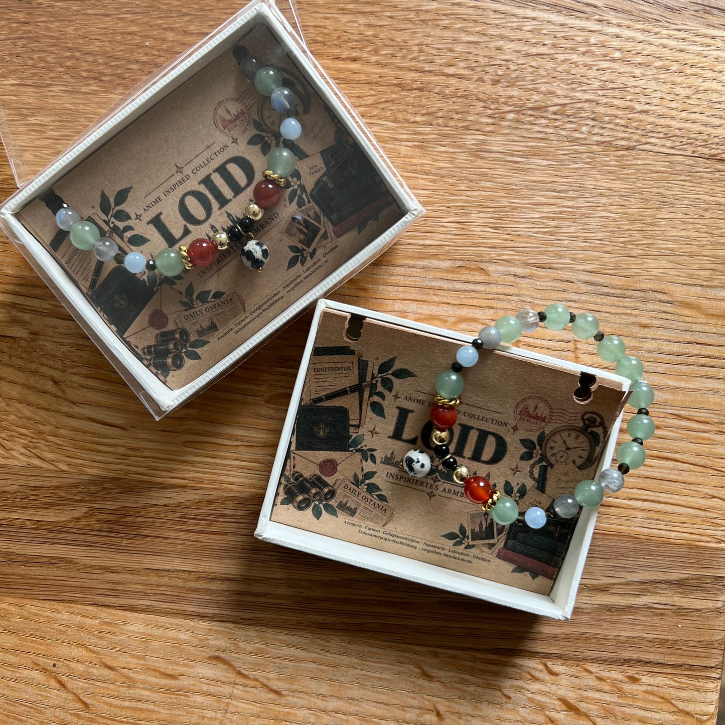 Loid - Inspiriert von "Spy x Family" - Perlenarmband