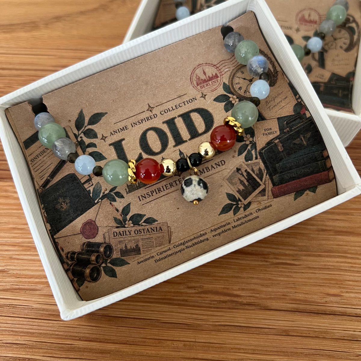Loid - Inspiriert von "Spy x Family" - Perlenarmband