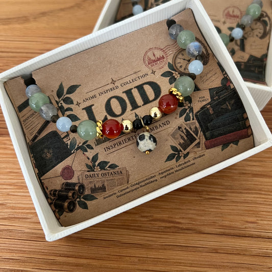 Loid - Inspiriert von "Spy x Family" - Perlenarmband