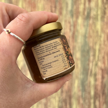 Birne mit gerösteter Walnuss - Fruchtaufstrich 100 Gramm