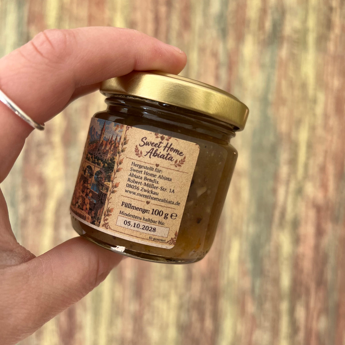 Birne mit gerösteter Walnuss - Fruchtaufstrich 100 Gramm
