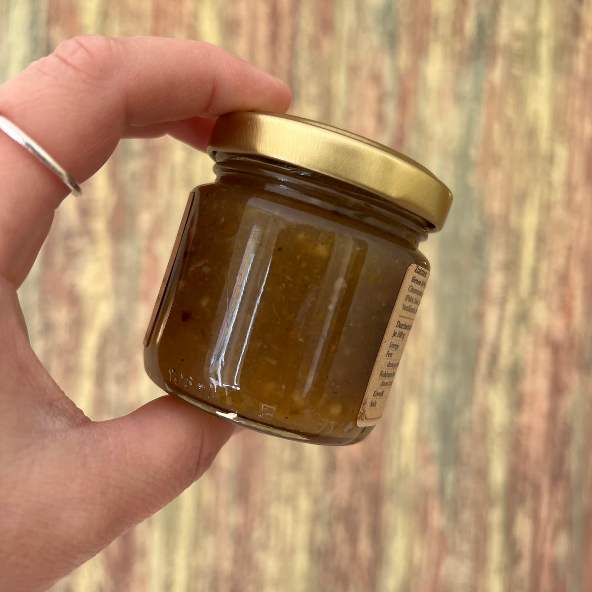 Birne mit gerösteter Walnuss - Fruchtaufstrich 100 Gramm
