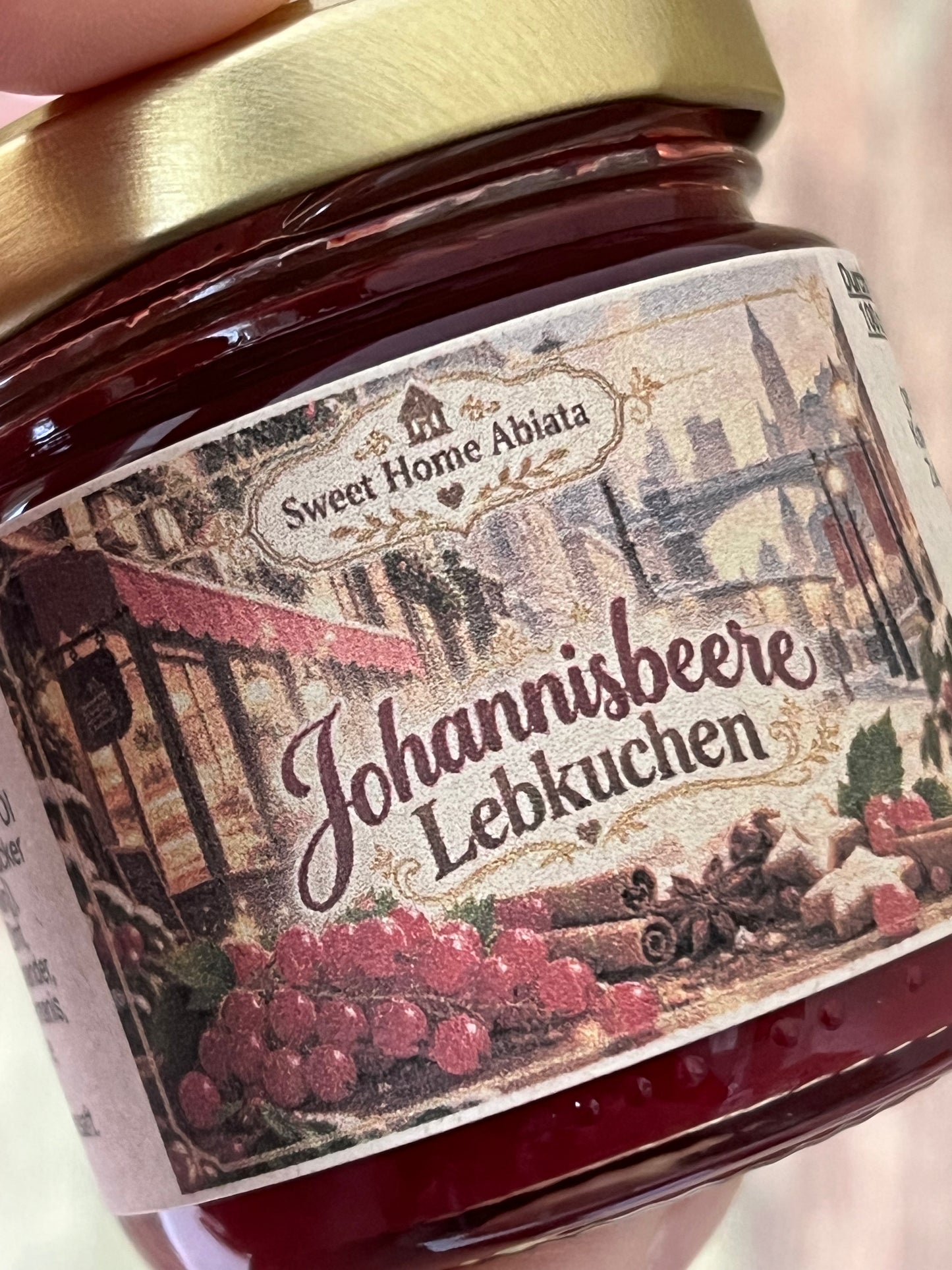 Johannisbeere Lebkuchen - Fruchtaufstrich 100 Gramm