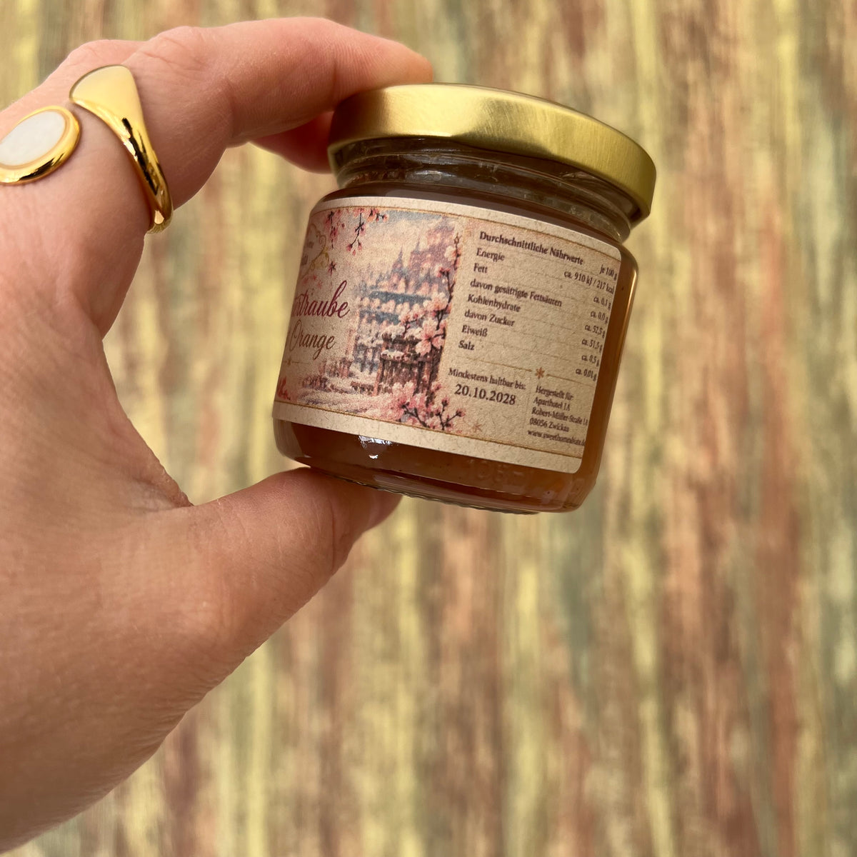 Wintertraube mit Orange - Fuchtaufstrich 100 Gramm