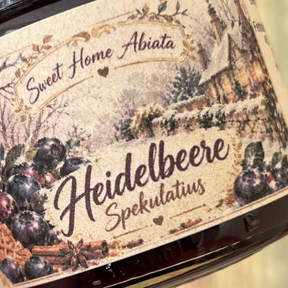 Heidelbeere Spekulatius – Fruchtaufstrich 100 Gramm