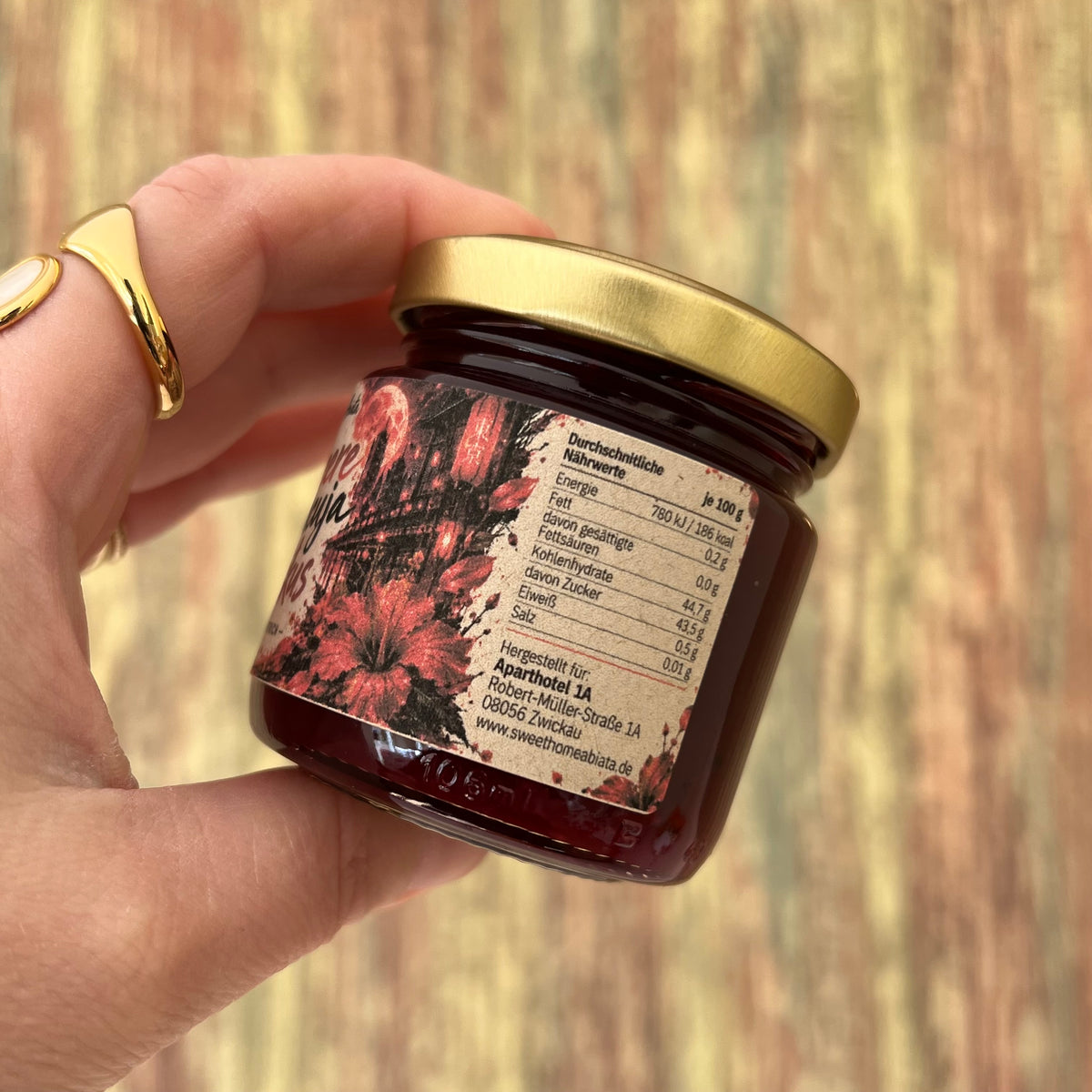 Erdbeere · Maracuja · Hibiskus - Fruchtaufstrich 100 Gramm