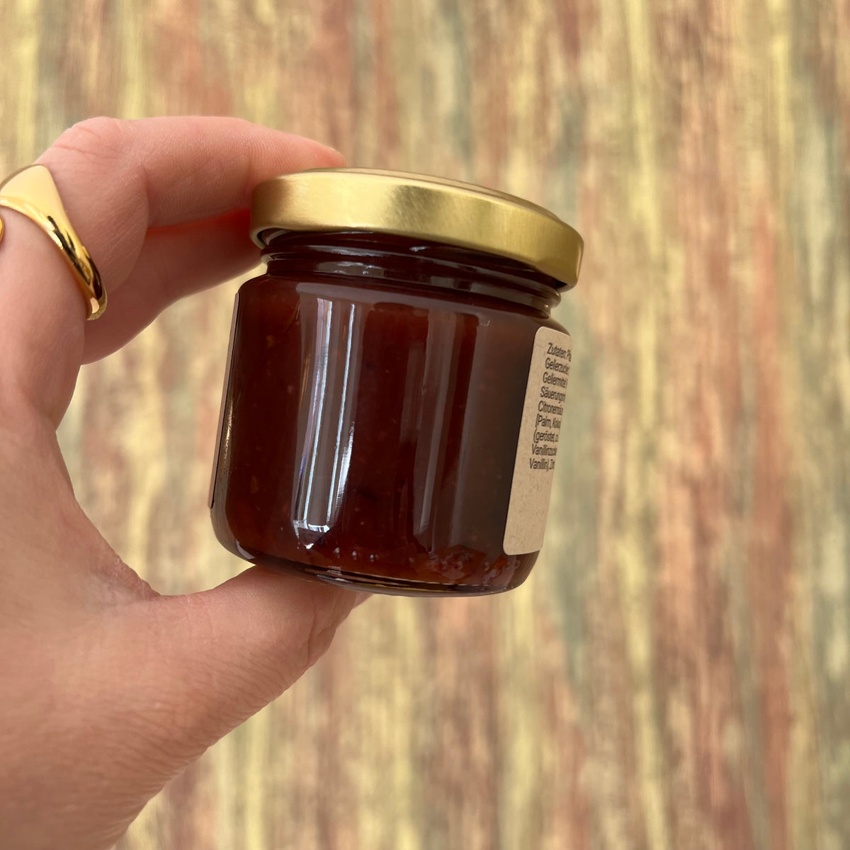 Pflaume mit gerösteter Walnuss - Fruchtaufstrich 100 Gramm