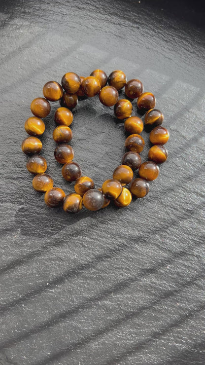 Gelbes Tigerauge – Armband - 10mm