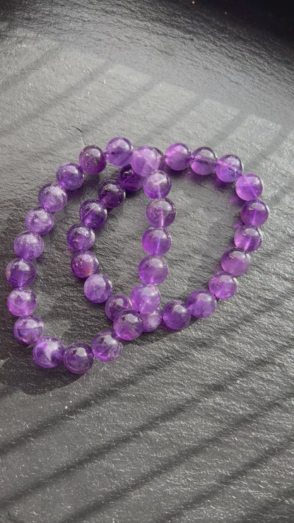 Amethyst – Armband - 10mm